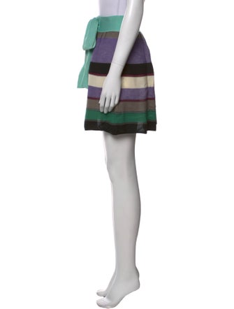 M Missoni Striped Mini Skirt