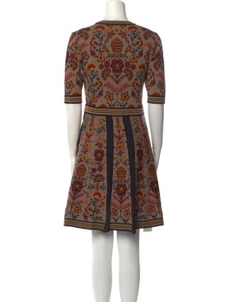 M Missoni Floral Print Mini Dress