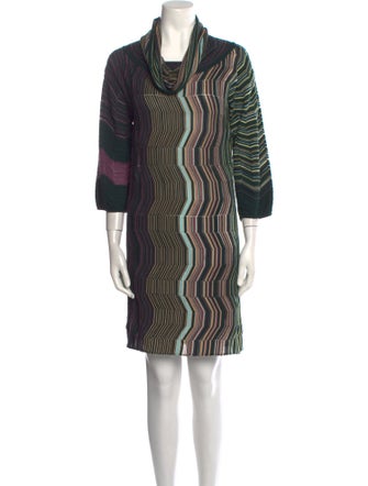 M Missoni Printed Mini Dress