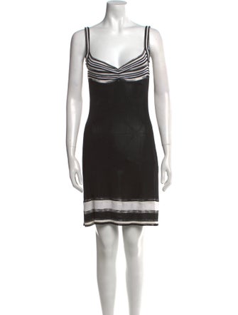 M Missoni Striped Mini Dress