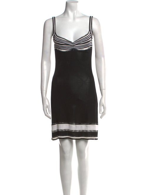 M Missoni Striped Mini Dress