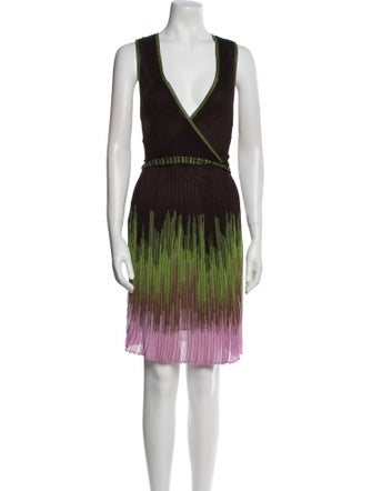 M Missoni Printed Mini Dress