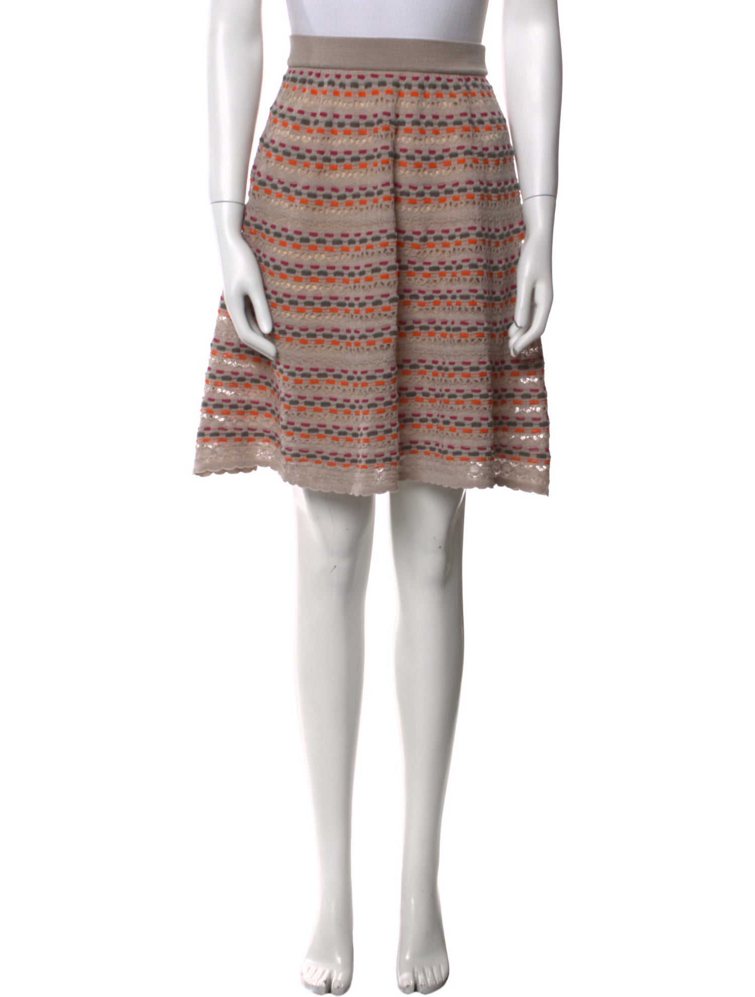 M Missoni Wool Knee-Length Skirt w/ Tags