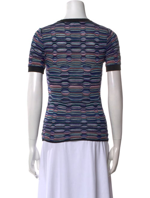 M Missoni Printed V-Neck Polo