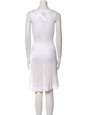 M Missoni V-Neck Knee-Length Dress