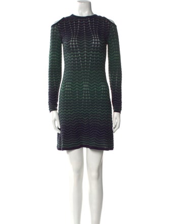 M Missoni Crew Neck Mini Dress