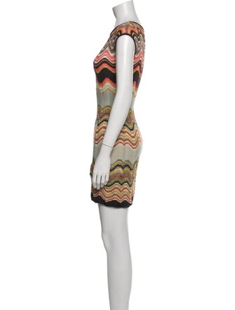 M Missoni Striped Mini Dress