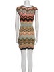 M Missoni Striped Mini Dress