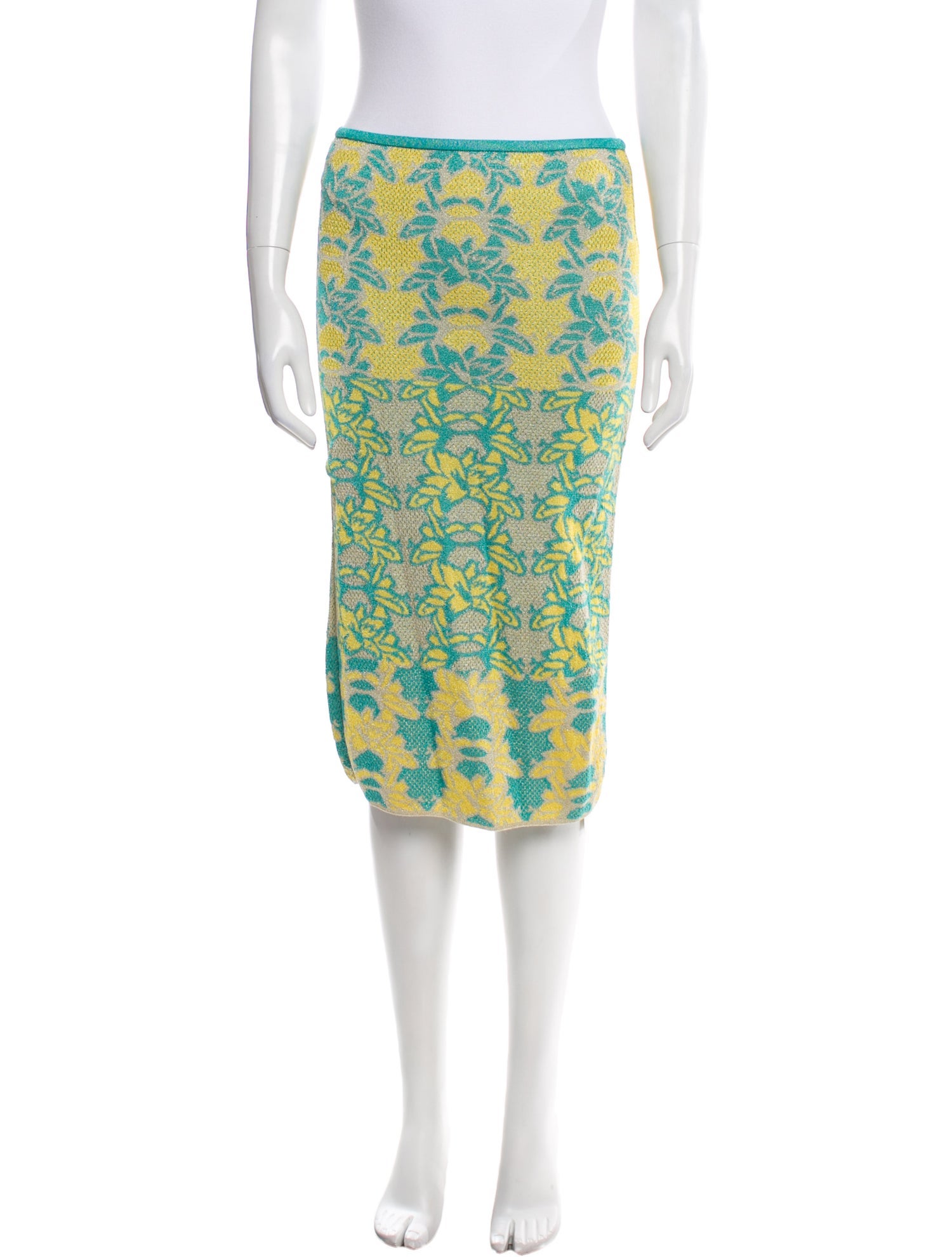 M Missoni Nylon Knee-Length Skirt