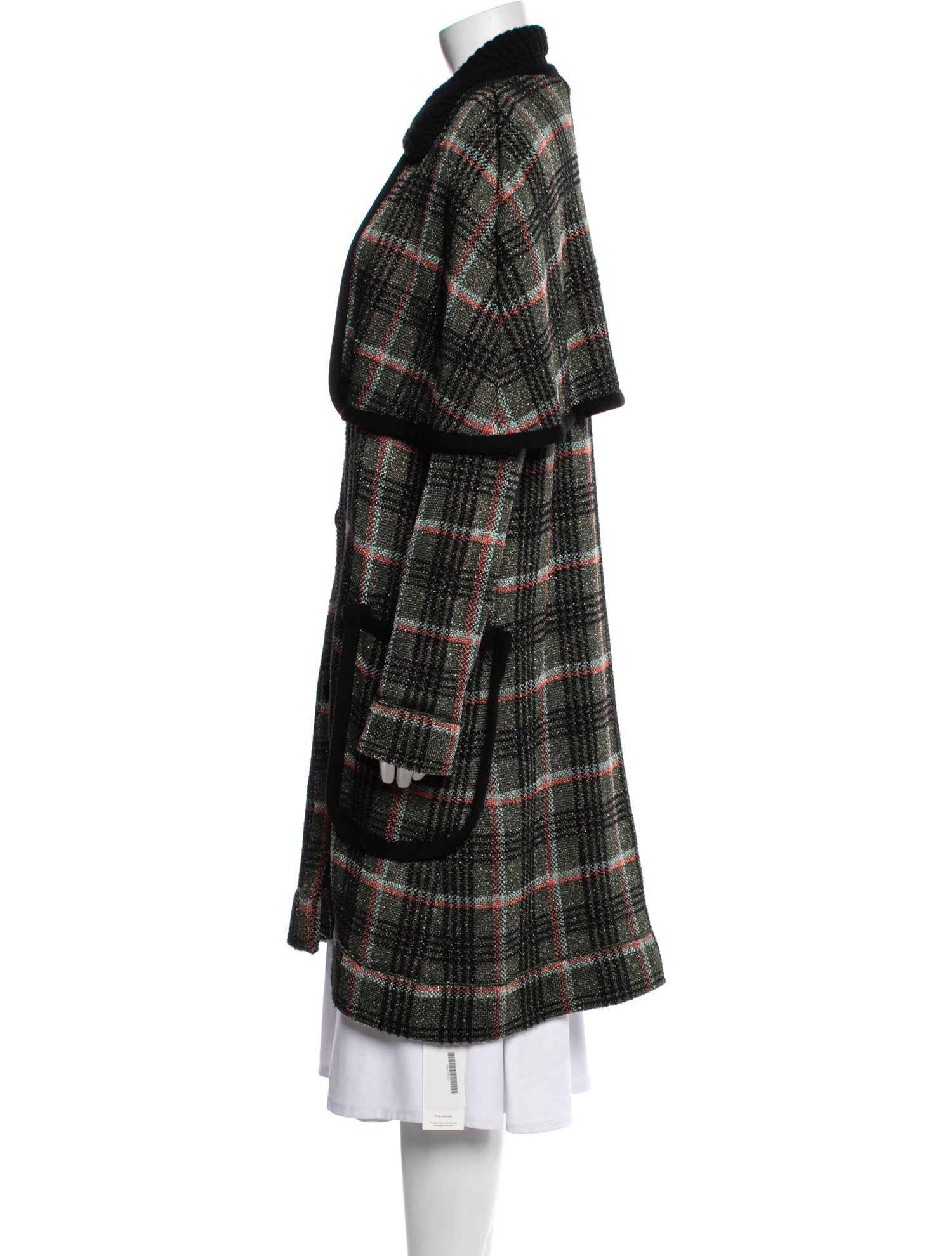 M Missoni Plaid Print Jacket