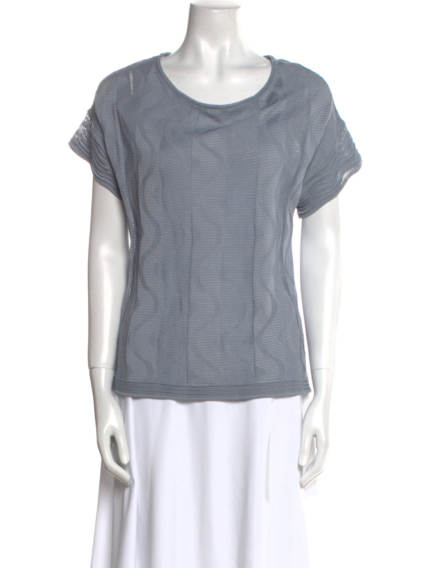 M Missoni Scoop Neck Short Sleeve T-Shirt w/ Tags