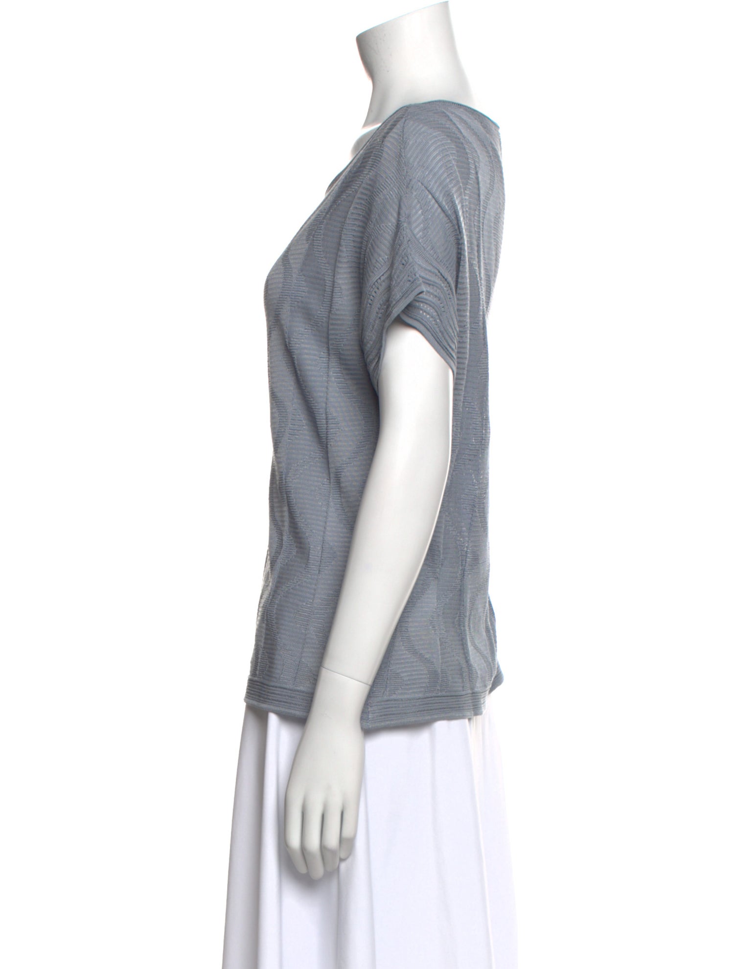 M Missoni Scoop Neck Short Sleeve T-Shirt w/ Tags