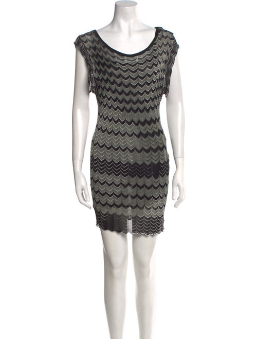 M Missoni Striped Mini Dress