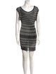 M Missoni Striped Mini Dress