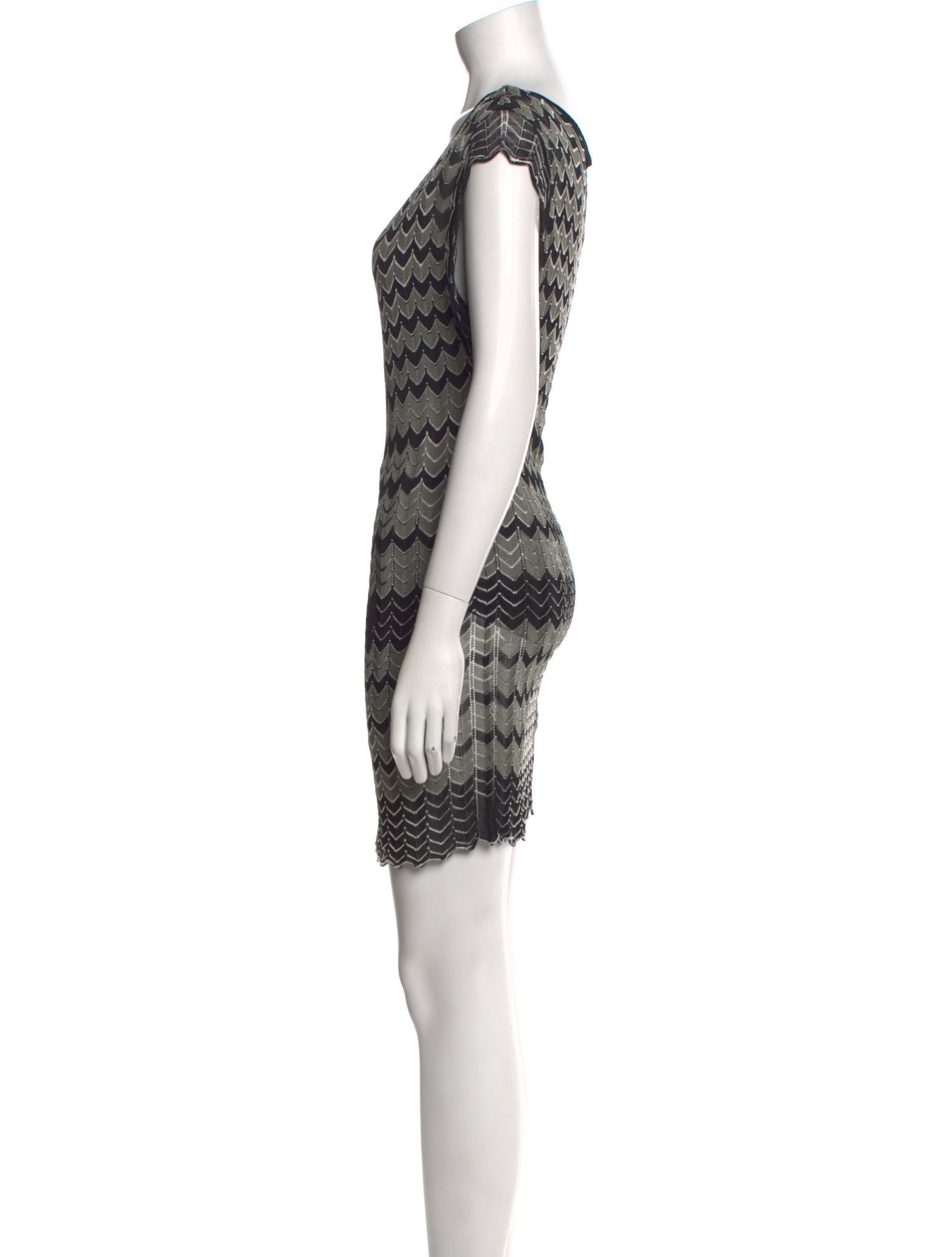 M Missoni Striped Mini Dress