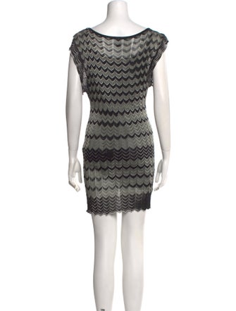 M Missoni Striped Mini Dress