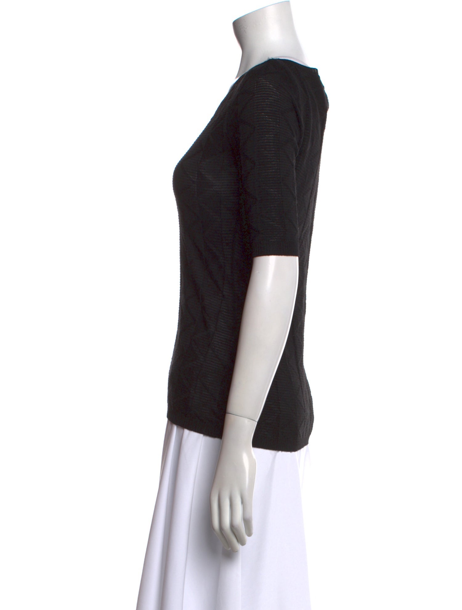 M Missoni V-Neck Short Sleeve T-Shirt