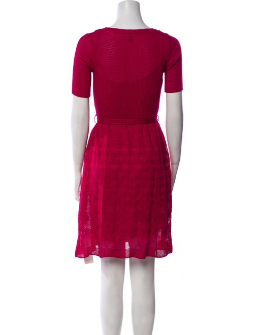 M Missoni Scoop Neck Mini Dress