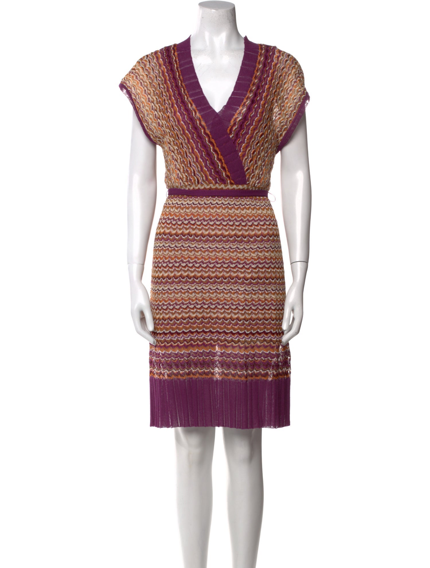 M Missoni Striped Mini Dress