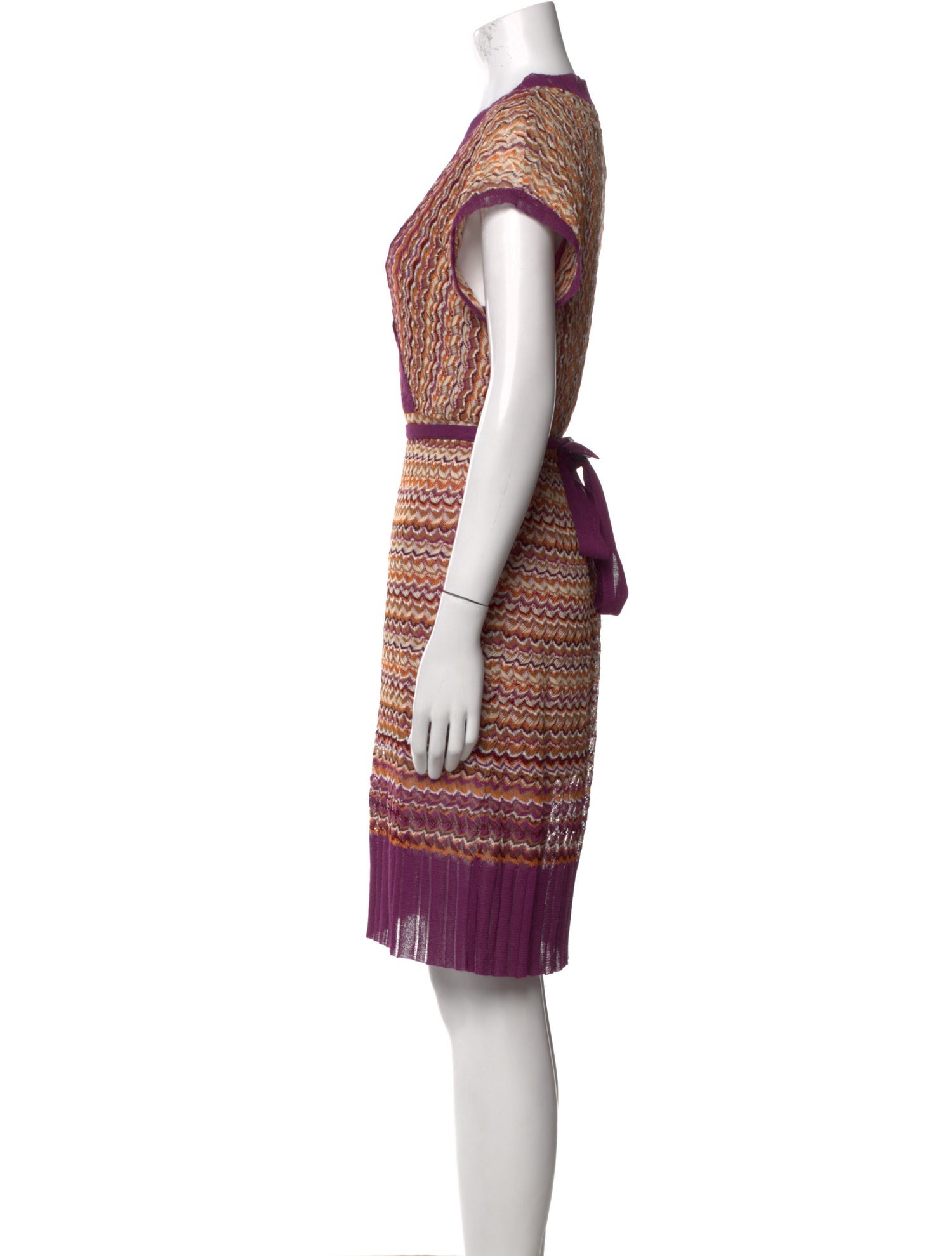 M Missoni Striped Mini Dress