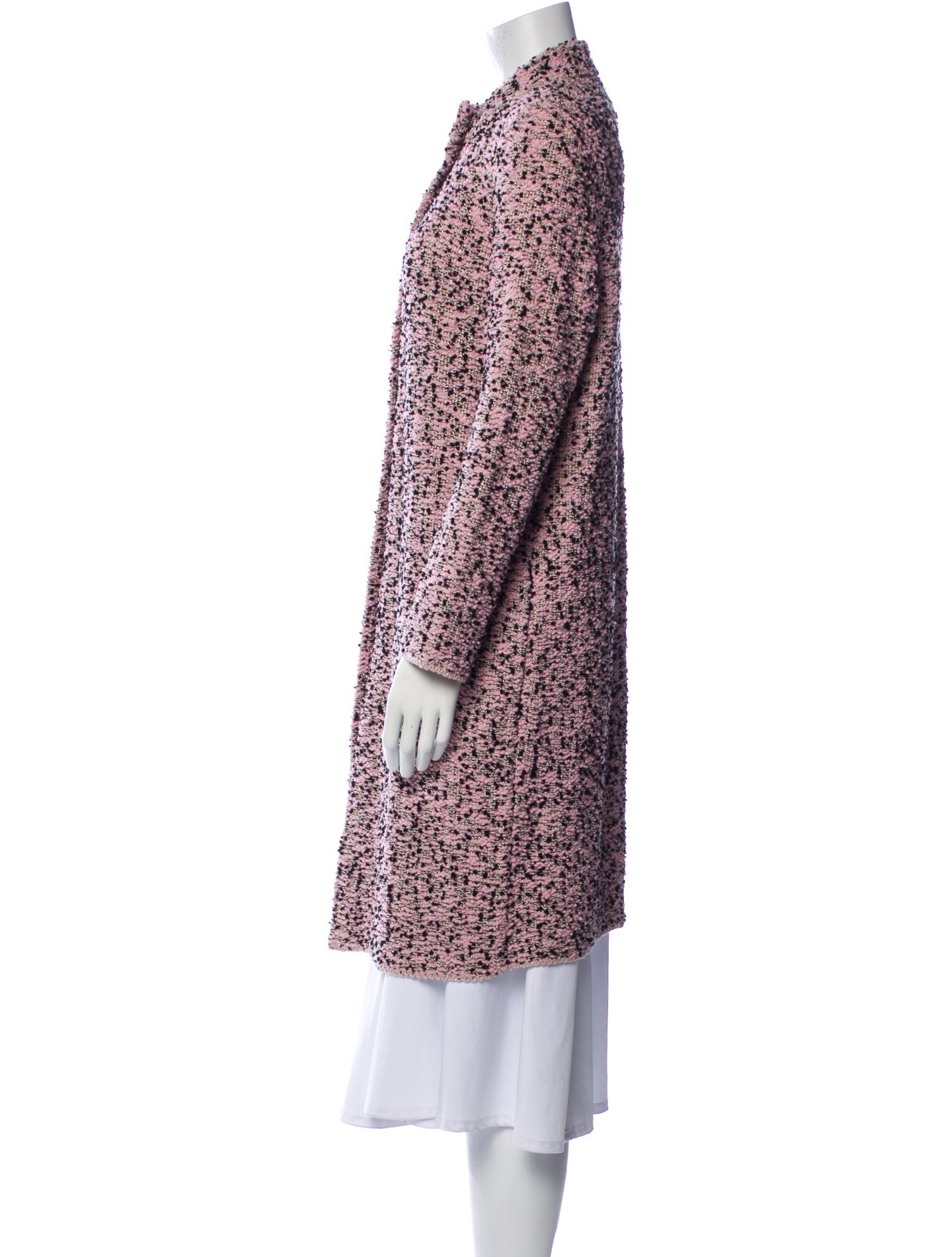 M Missoni Wool Tweed Pattern Coat