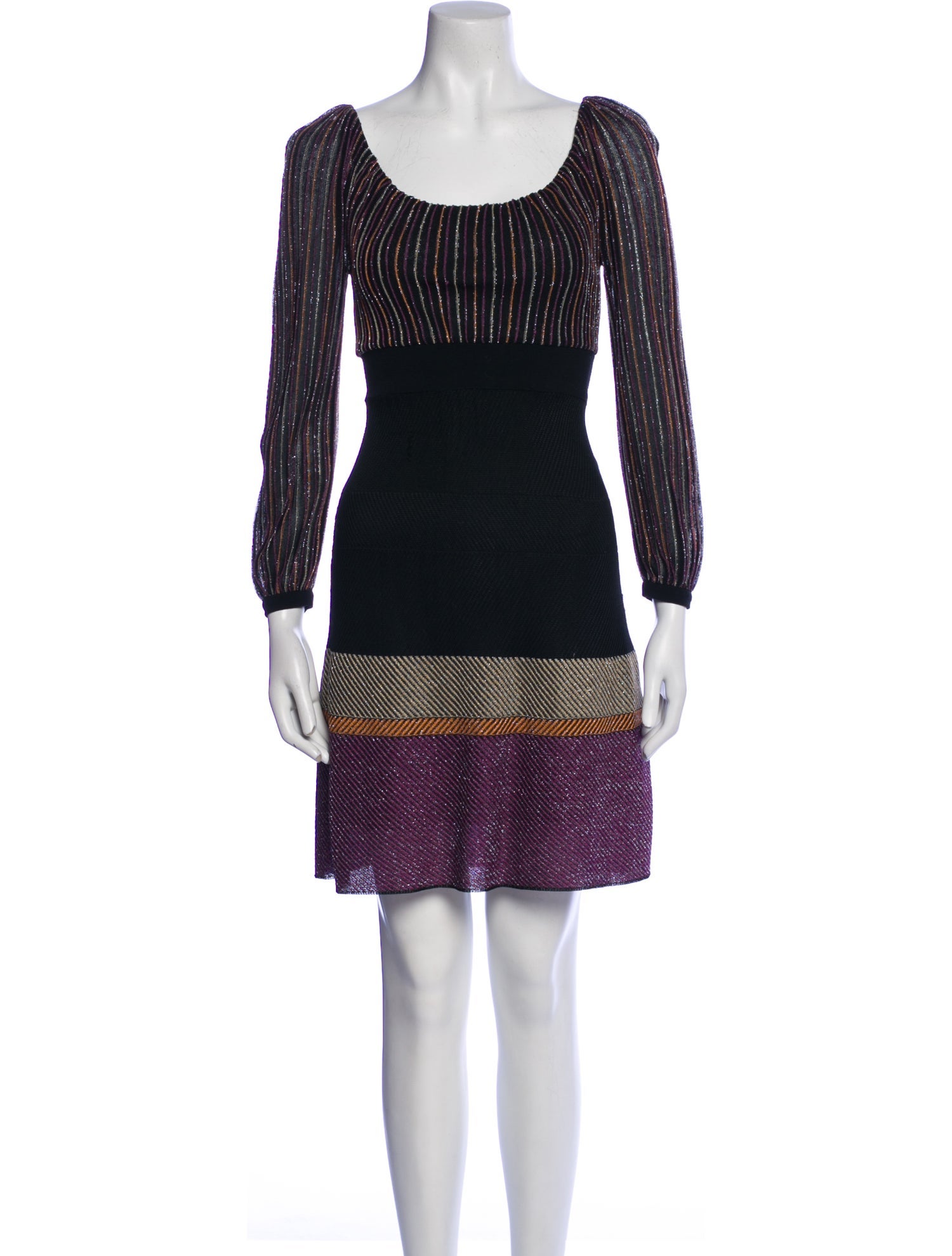 M Missoni Striped Mini Dress - Blue Dresses, Clothing - WM4122581 | The  RealReal