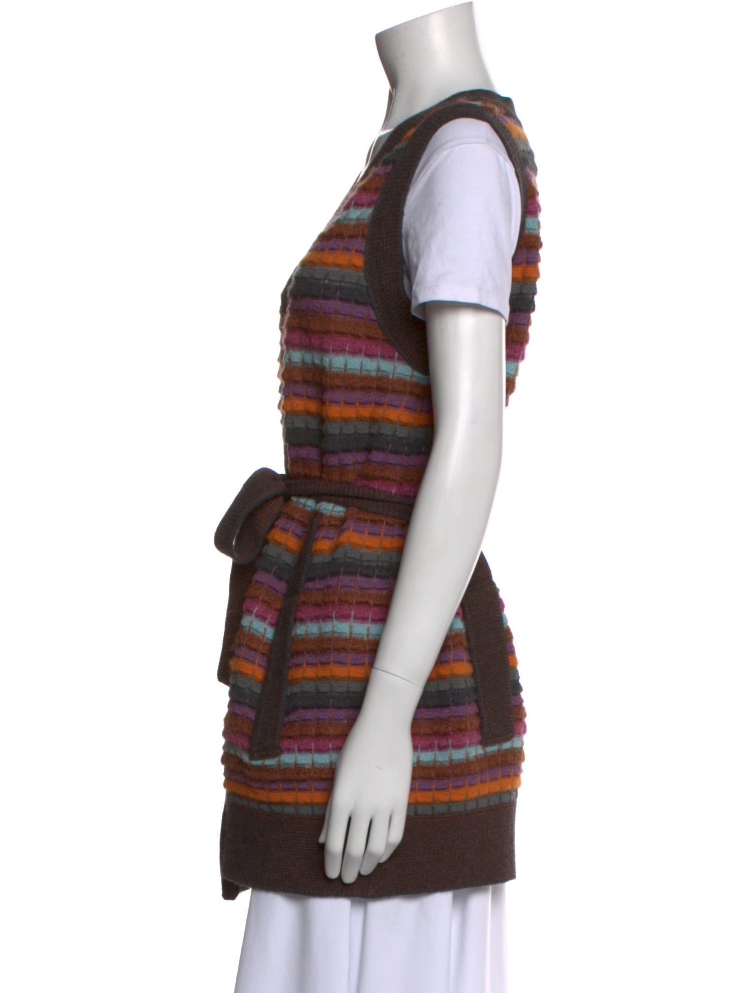 M Missoni Merino Wool Striped Sweater