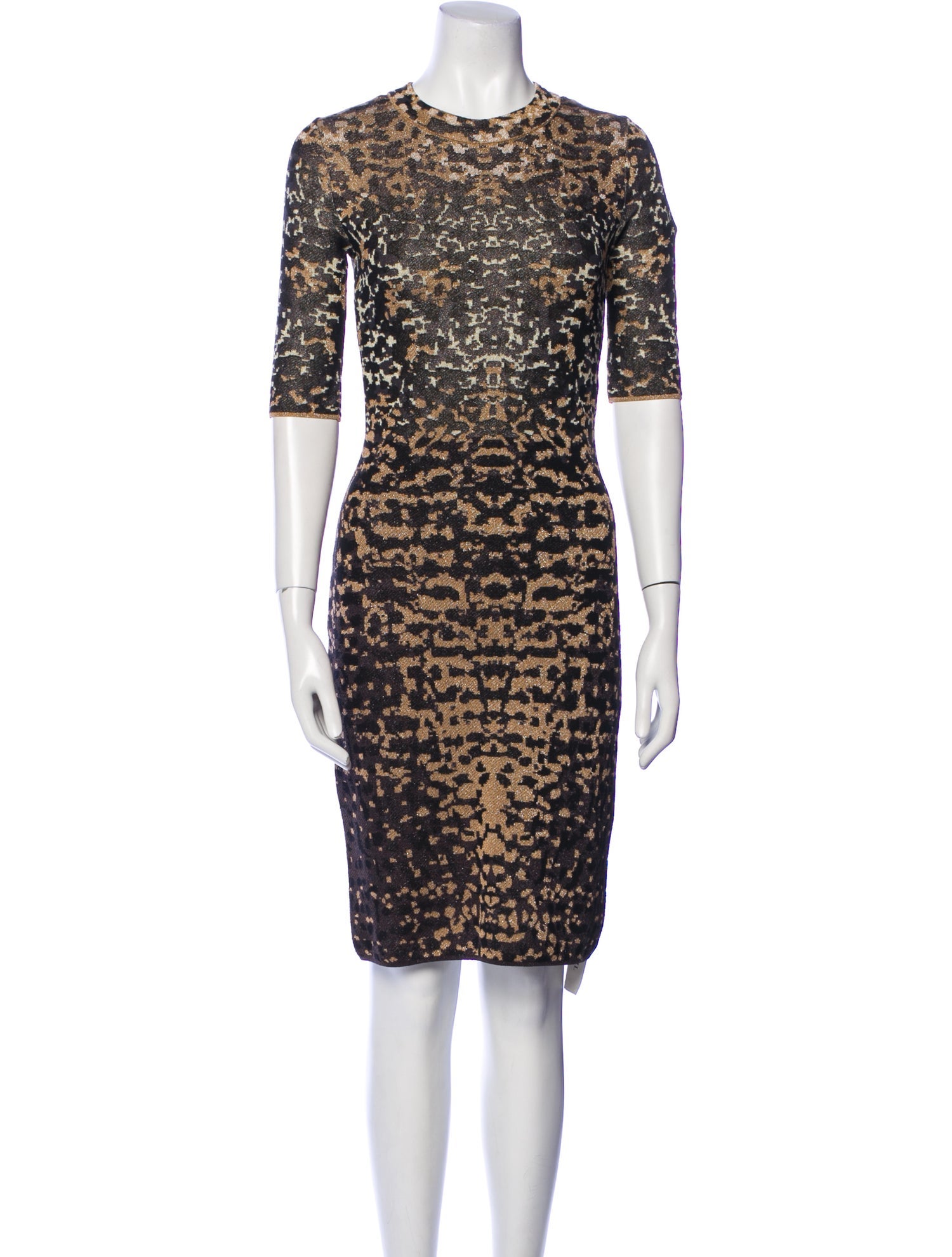 M Missoni Printed Knee-Length Dress w/ Tags