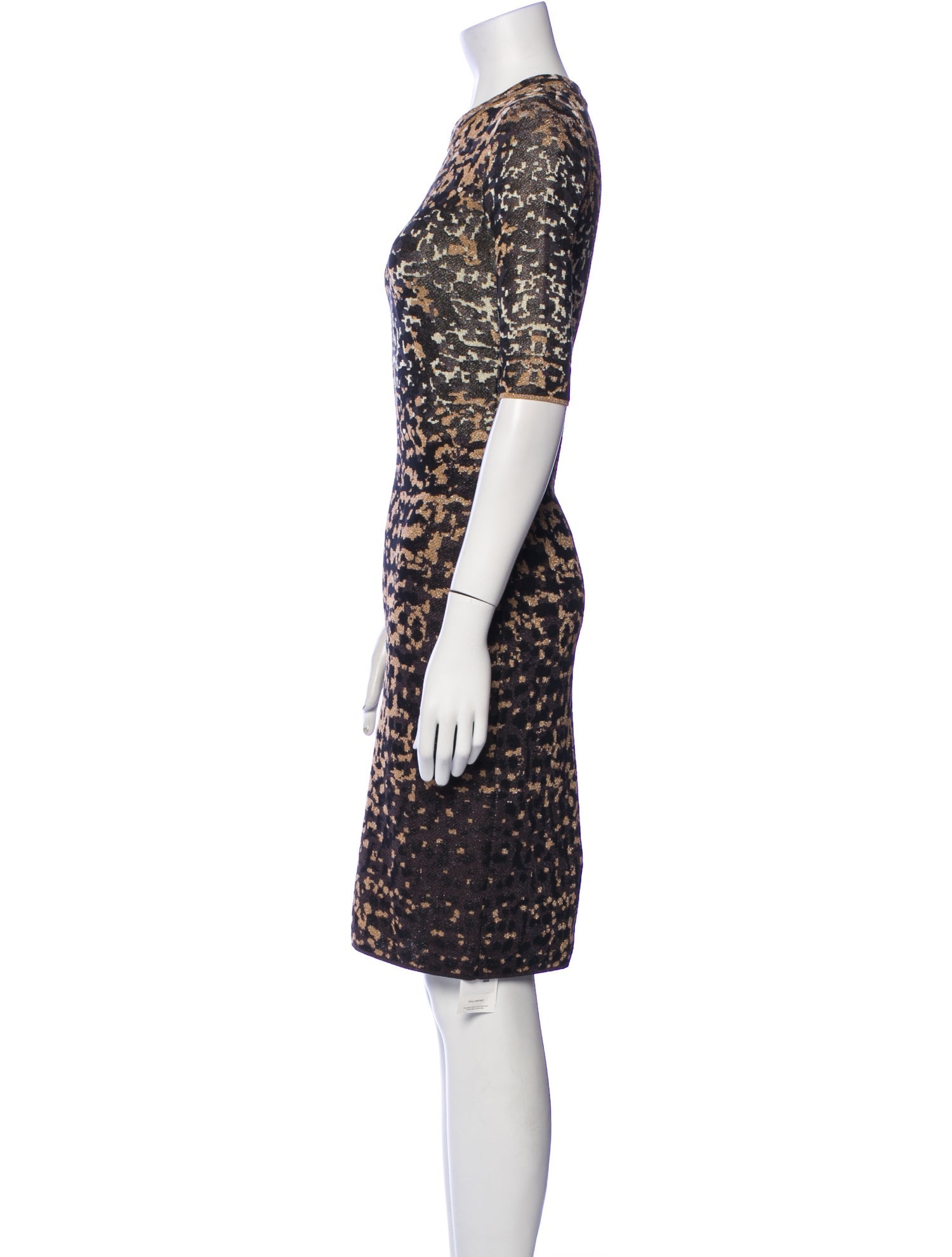 M Missoni Printed Knee-Length Dress w/ Tags
