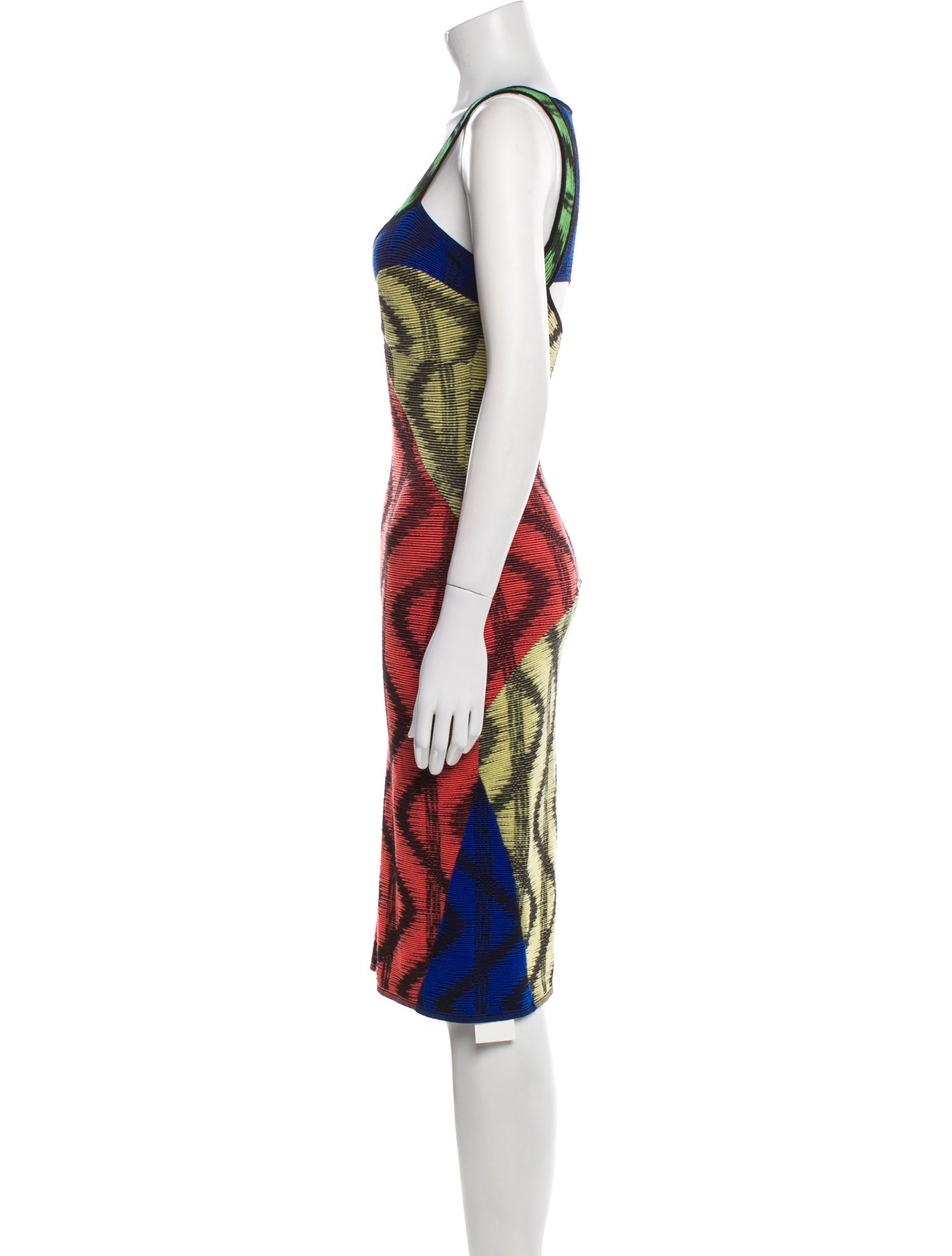 M Missoni Printed Knee-Length Dress