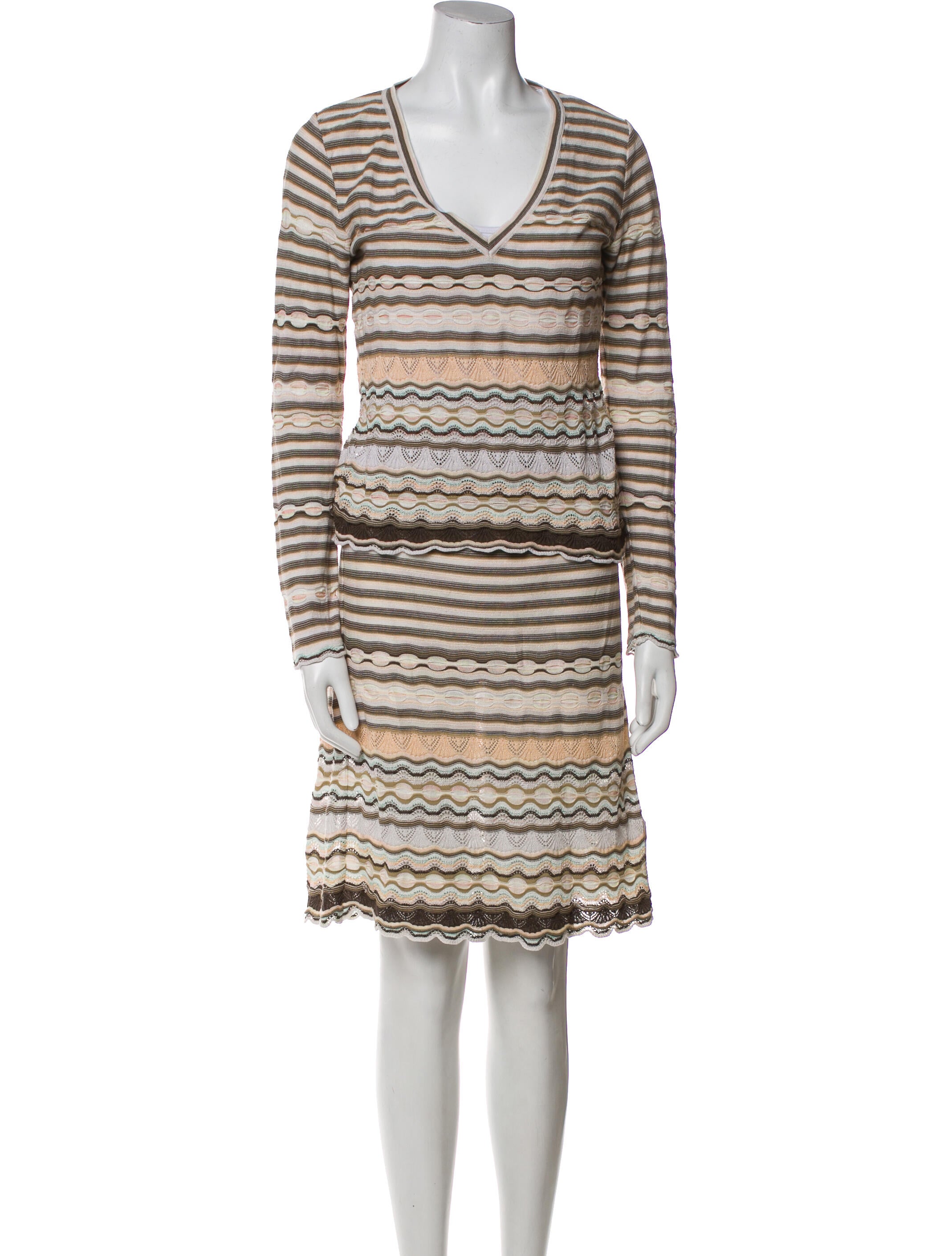 M Missoni Striped Skirt Set