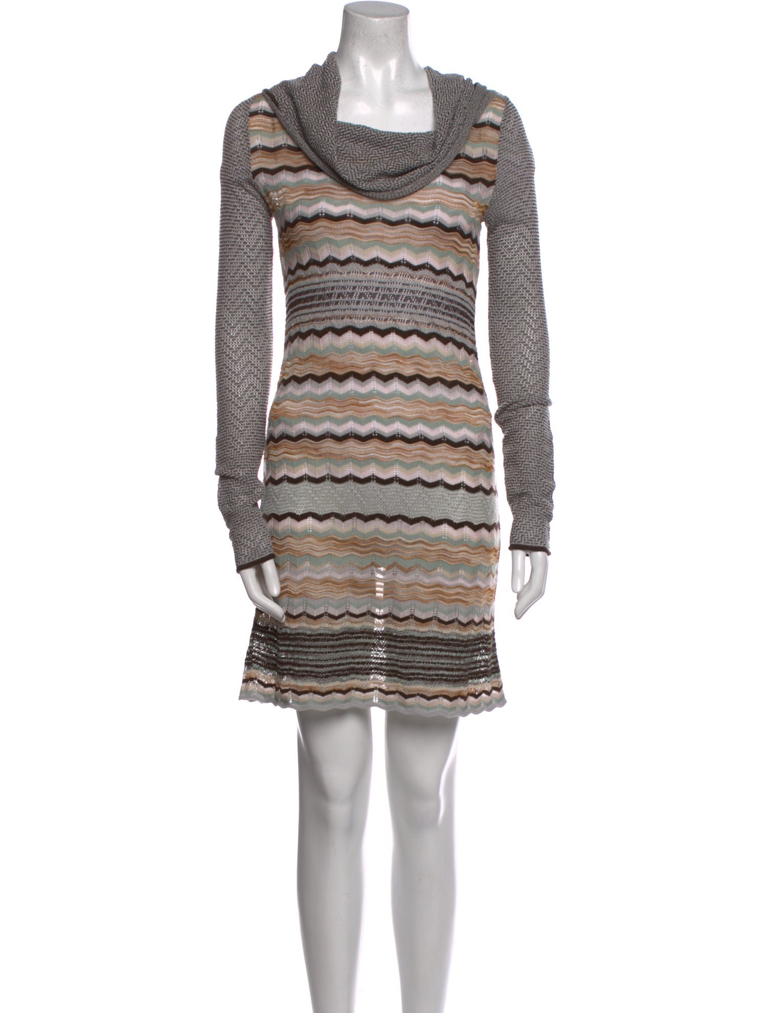 M Missoni Striped Mini Dress