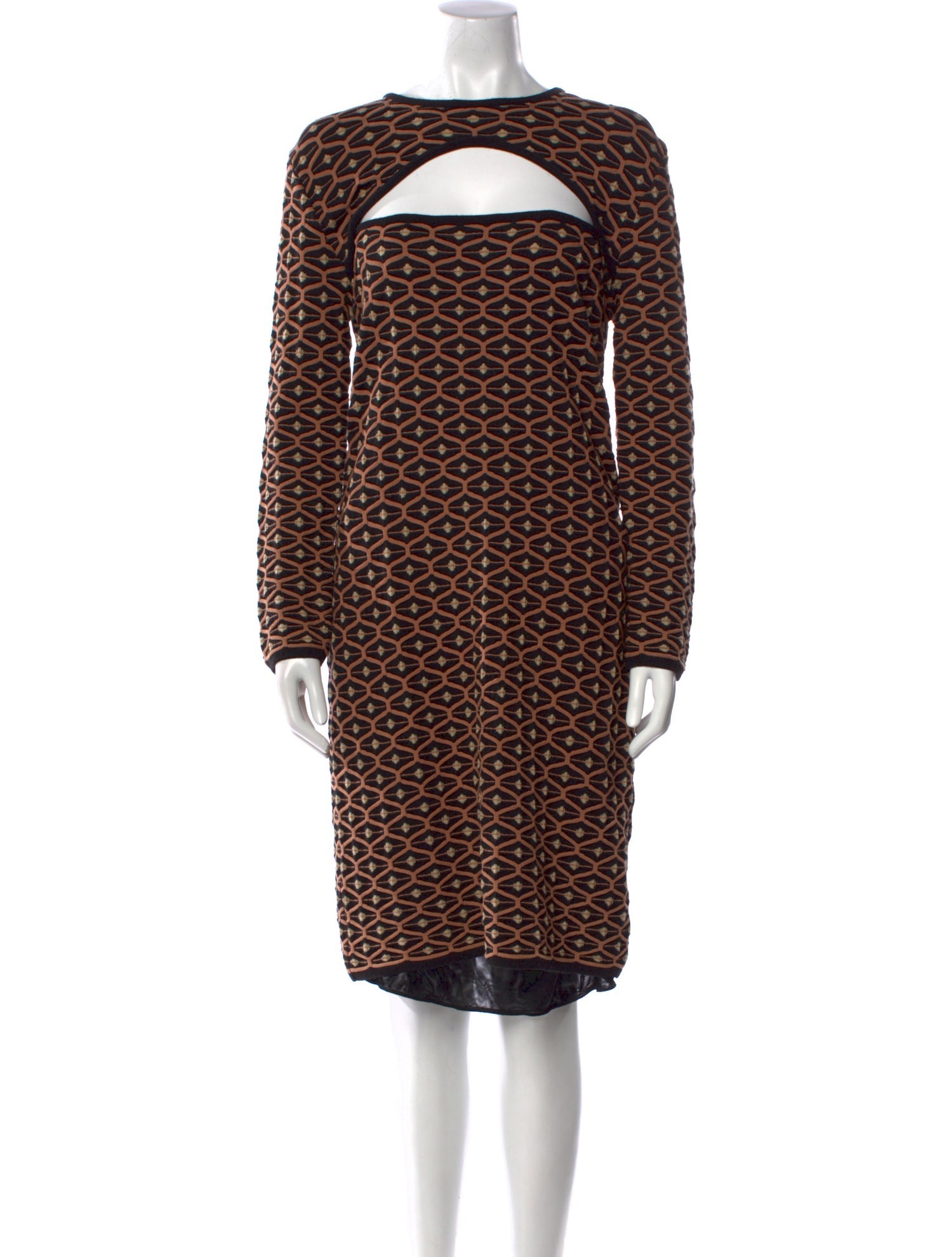 M Missoni Printed Knee-Length Dress