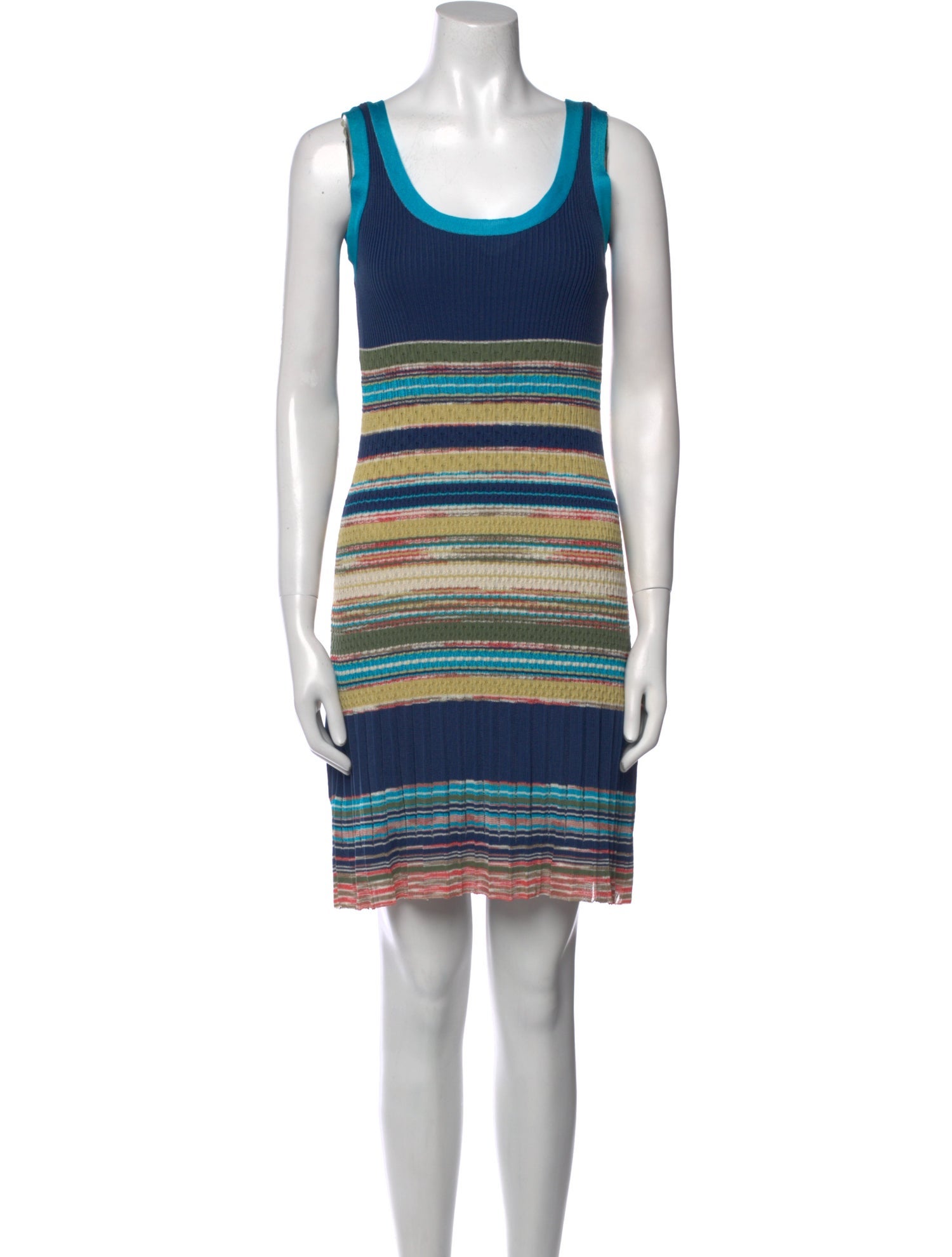 M Missoni Striped Mini Dress