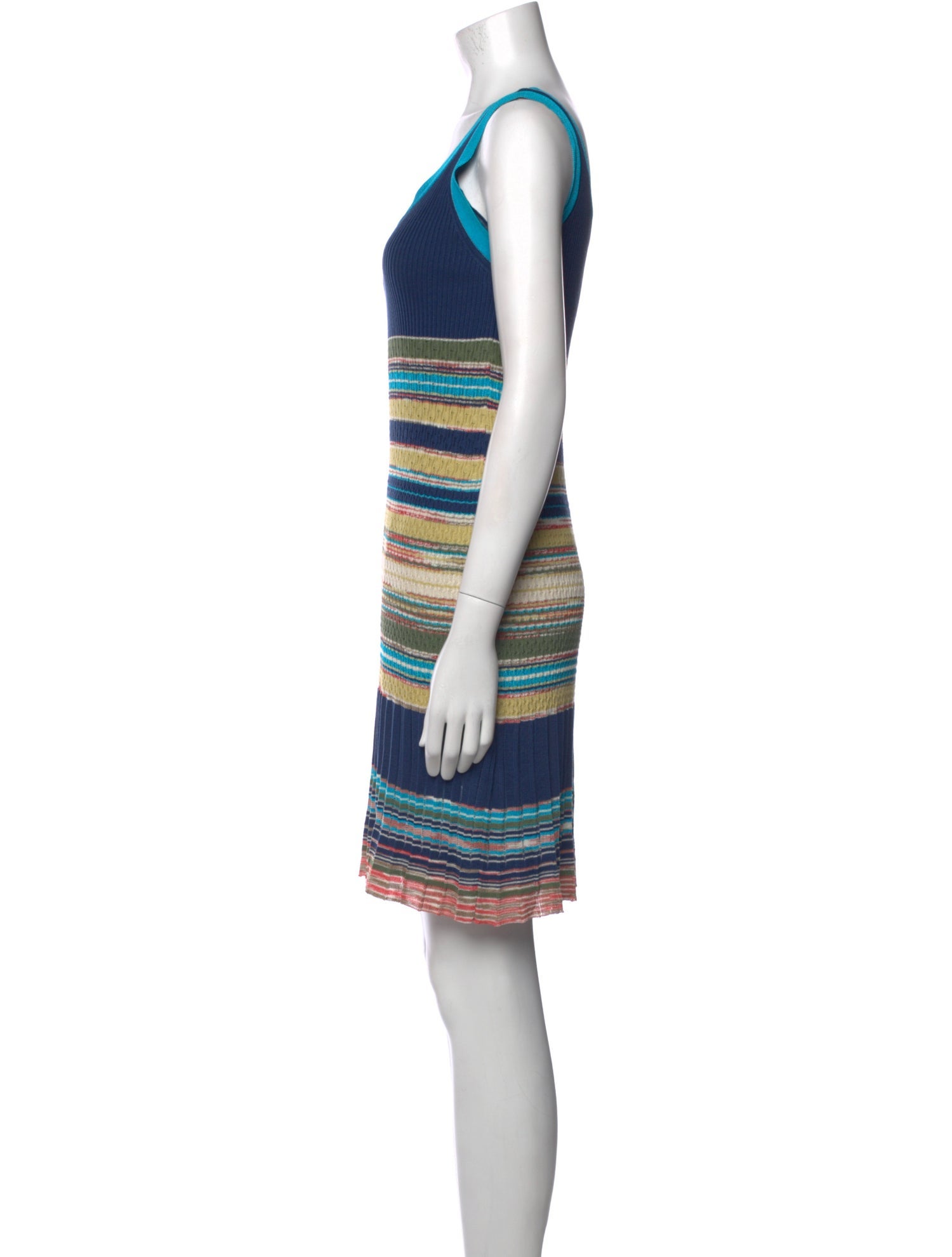 M Missoni Striped Mini Dress
