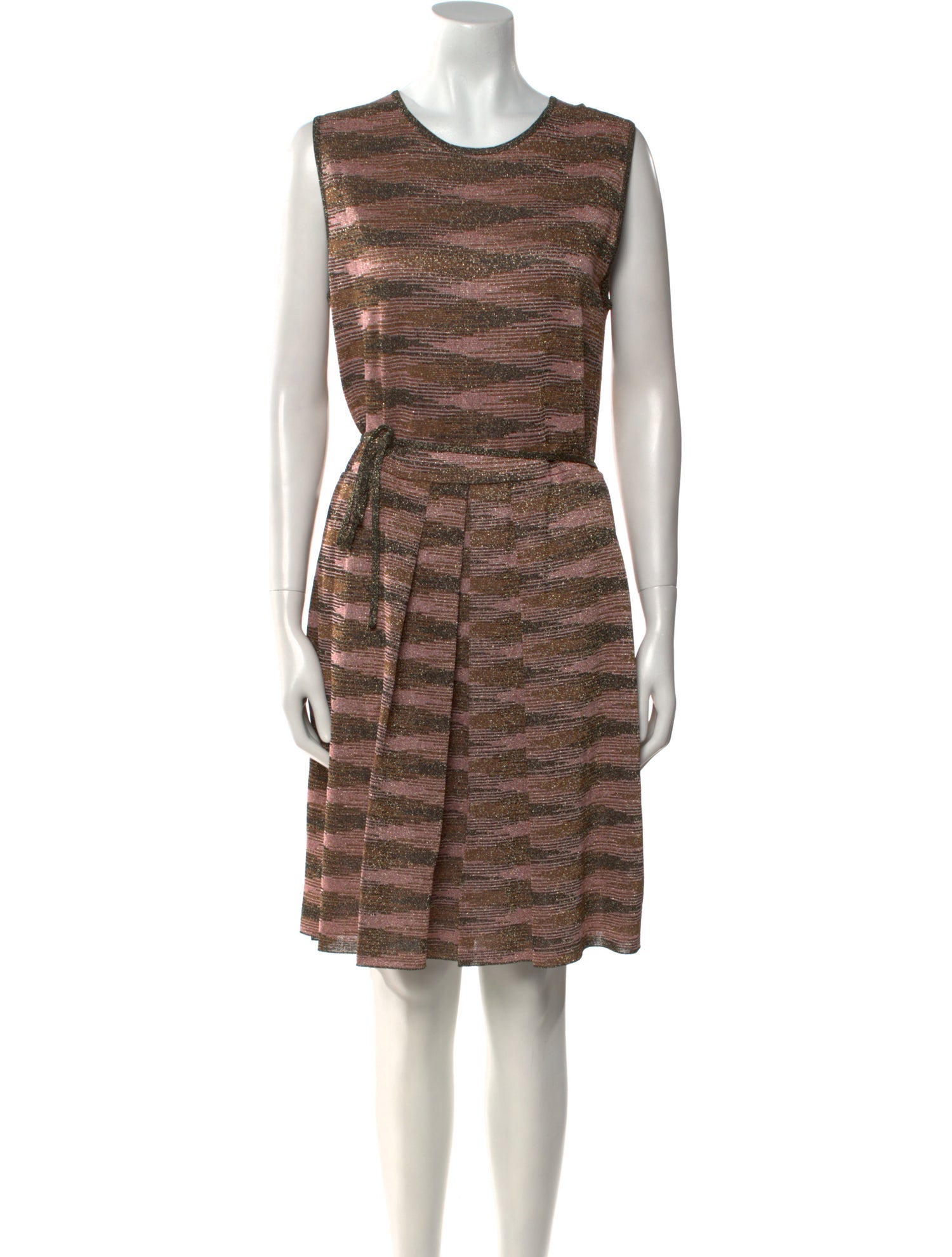 M Missoni Striped Mini Dress