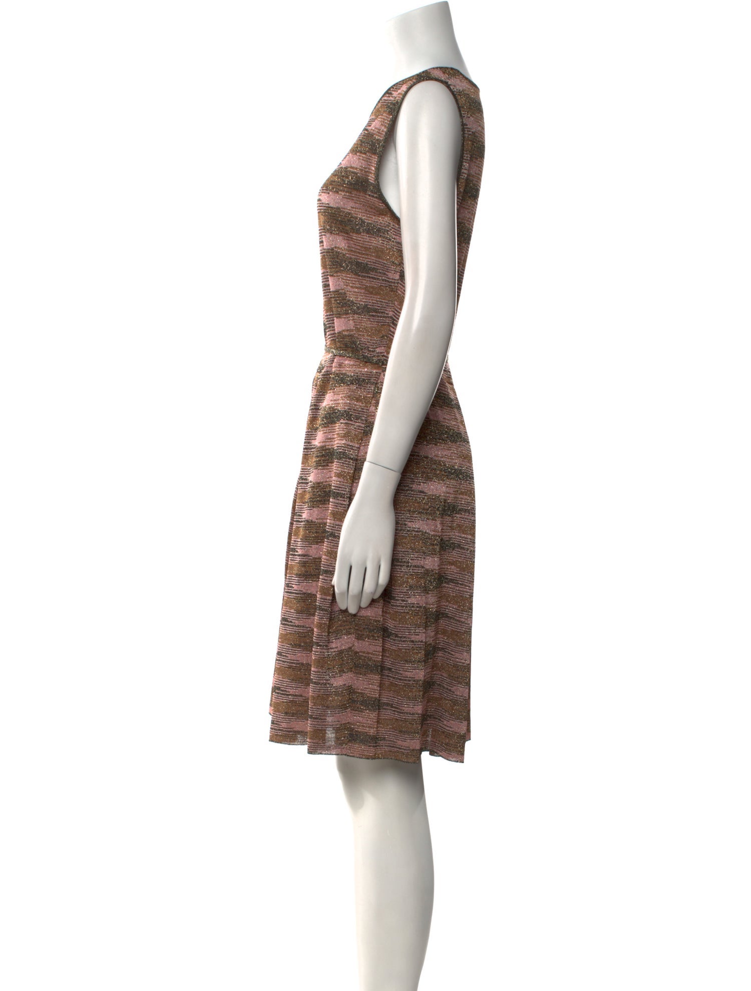 M Missoni Striped Mini Dress