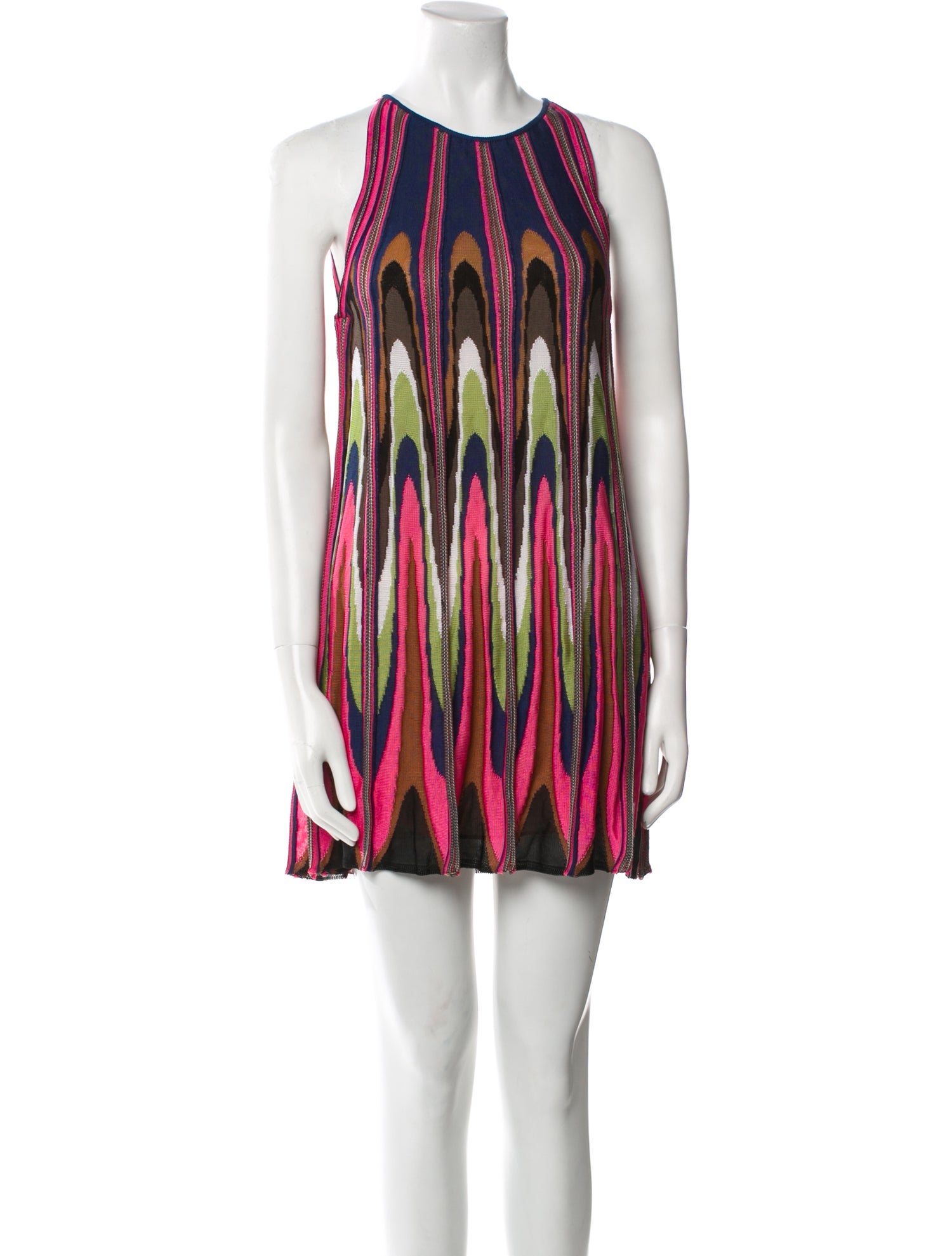 M Missoni Printed Mini Dress