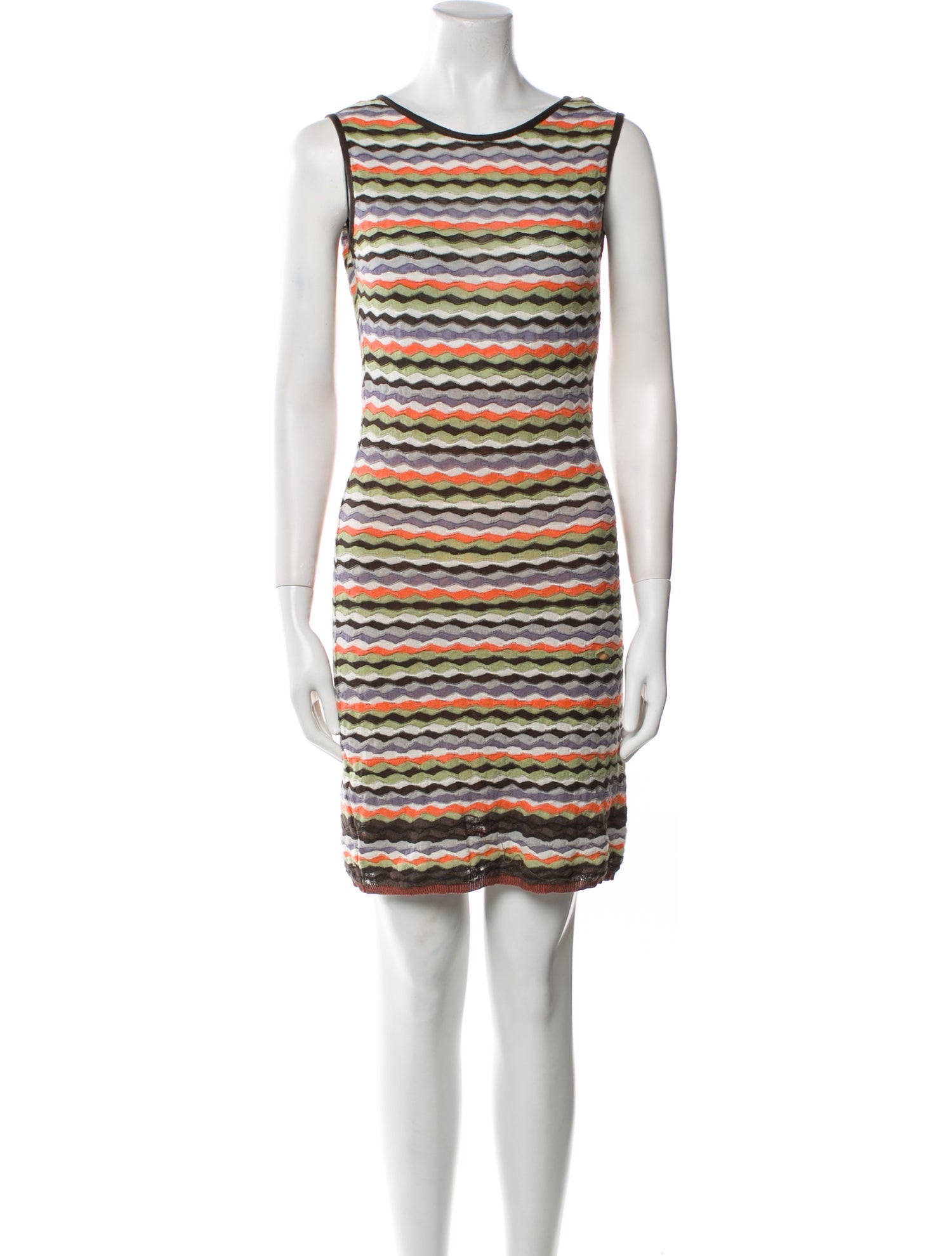 M Missoni Striped Mini Dress