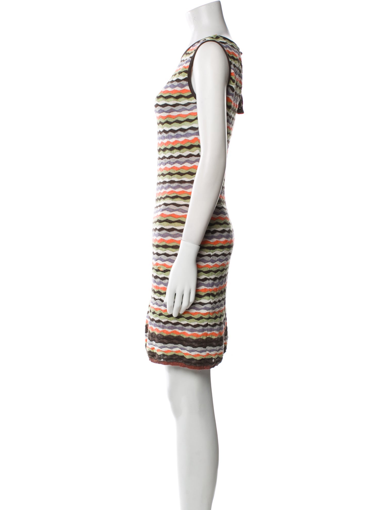 M Missoni Striped Mini Dress