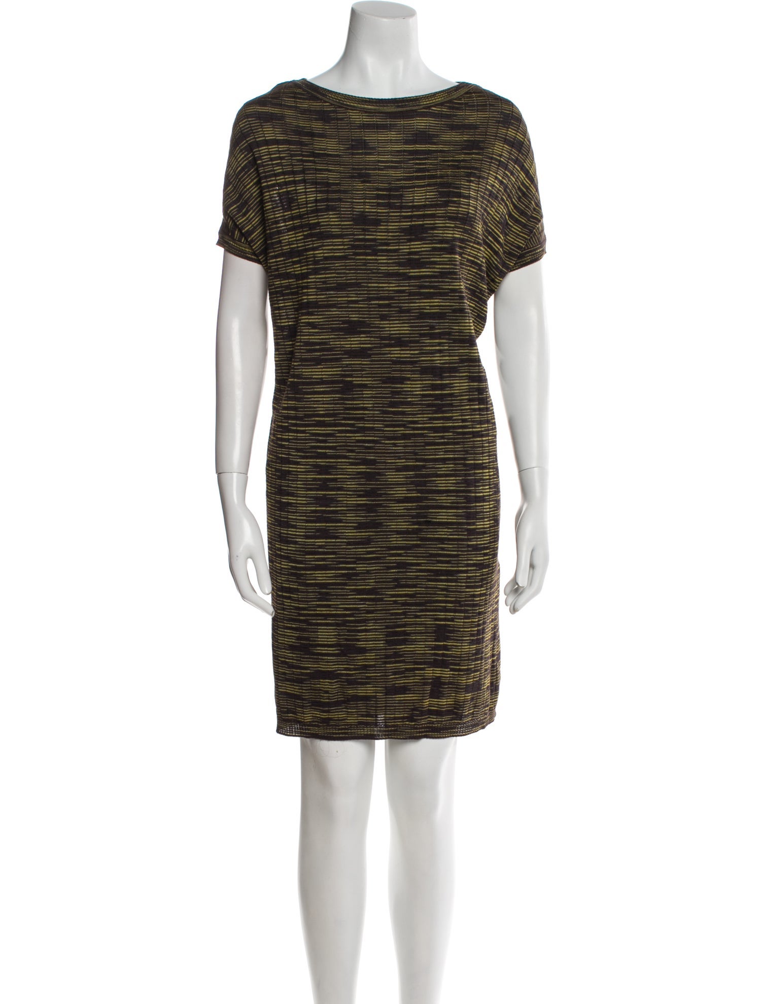 M Missoni Striped Mini Dress