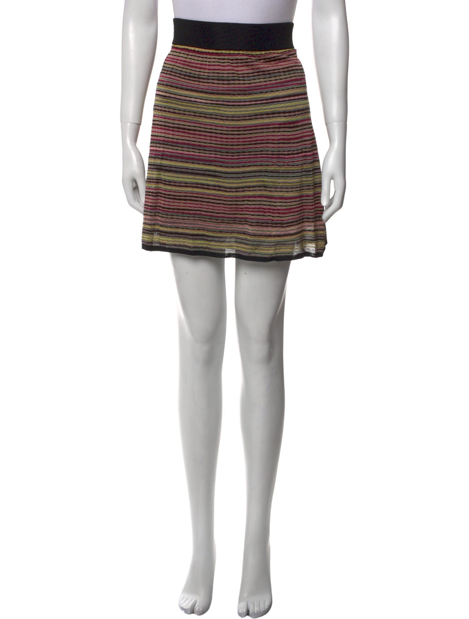 M Missoni Striped Mini Skirt