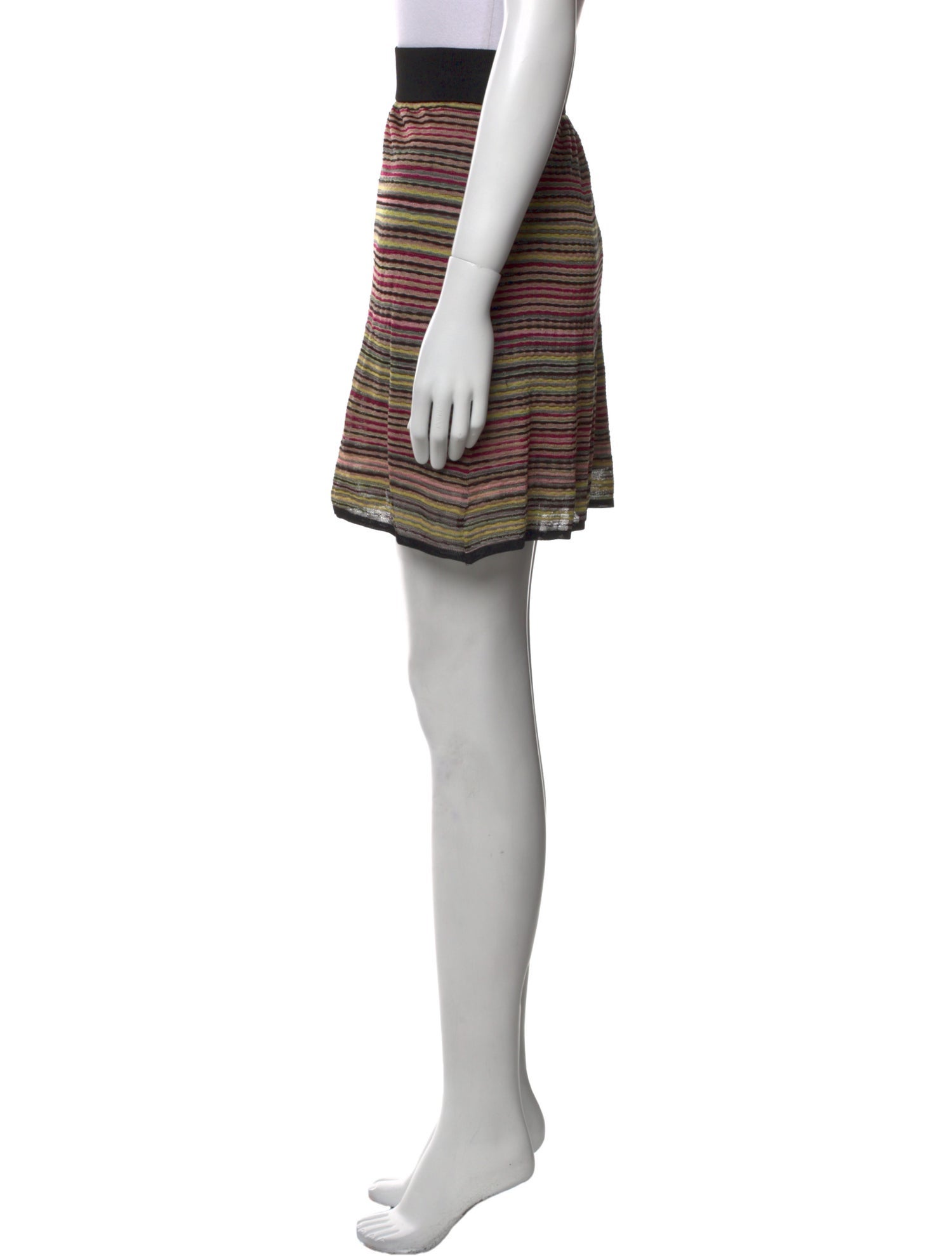 M Missoni Striped Mini Skirt