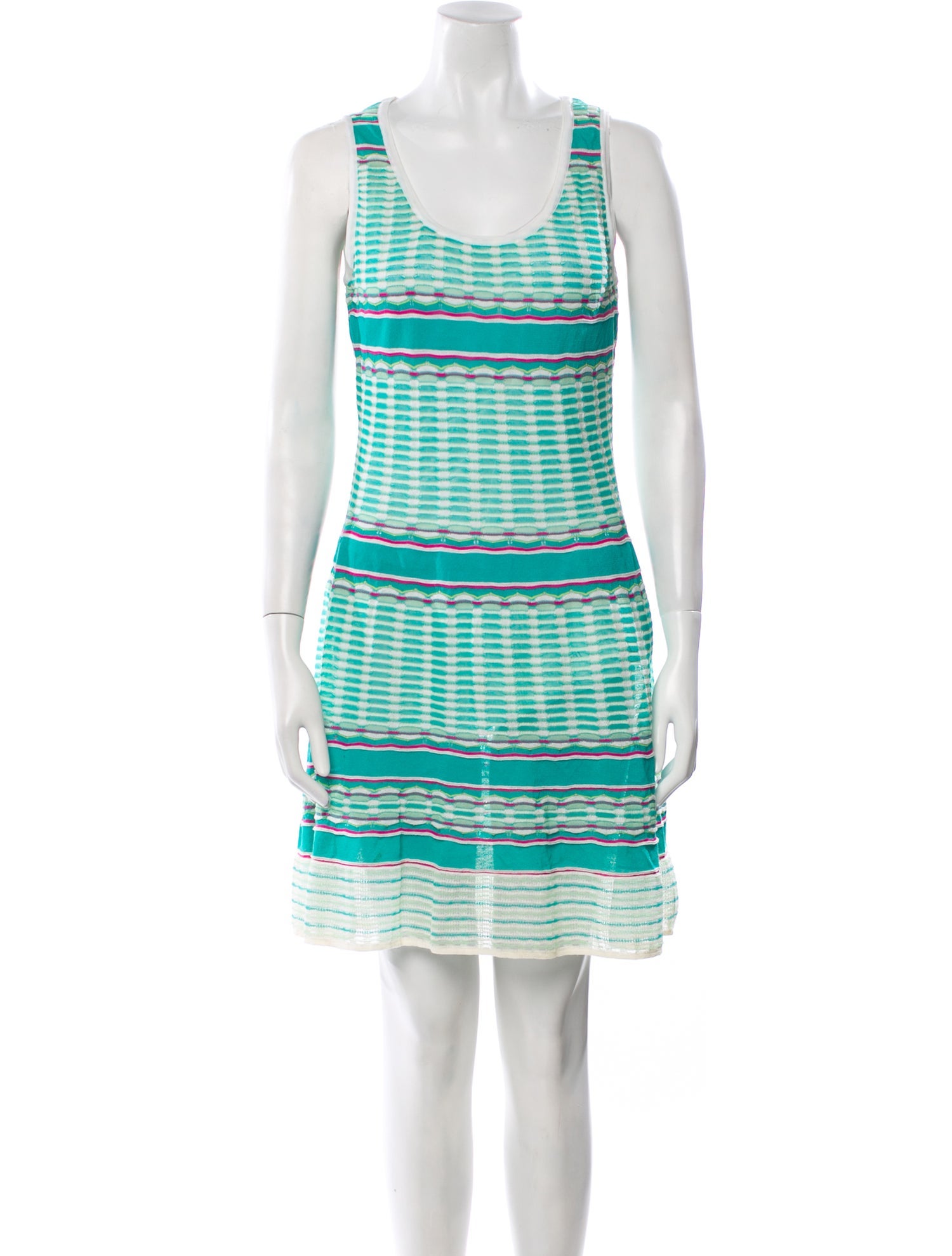 M Missoni Striped Mini Dress