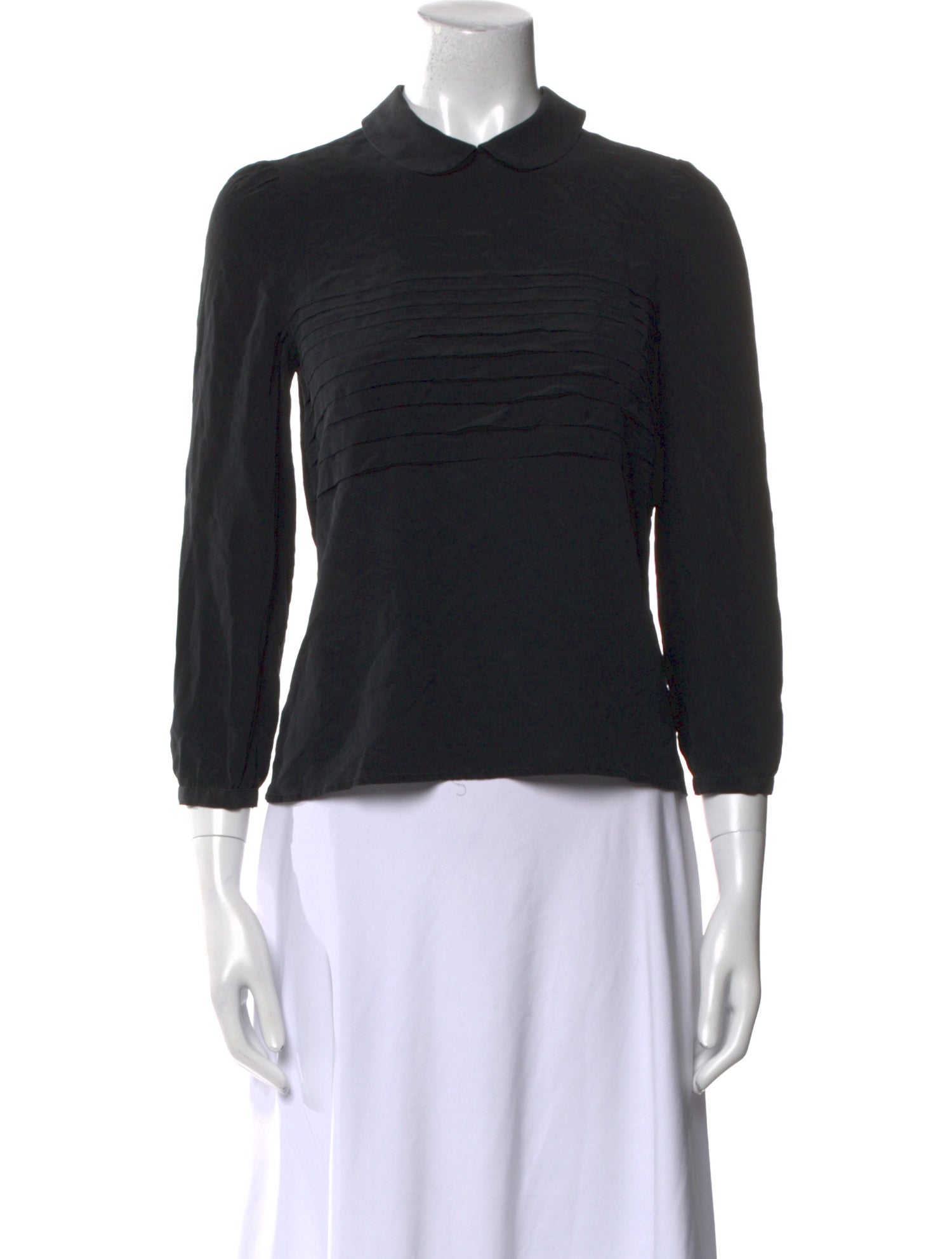 M Missoni Silk Mock Neck Top