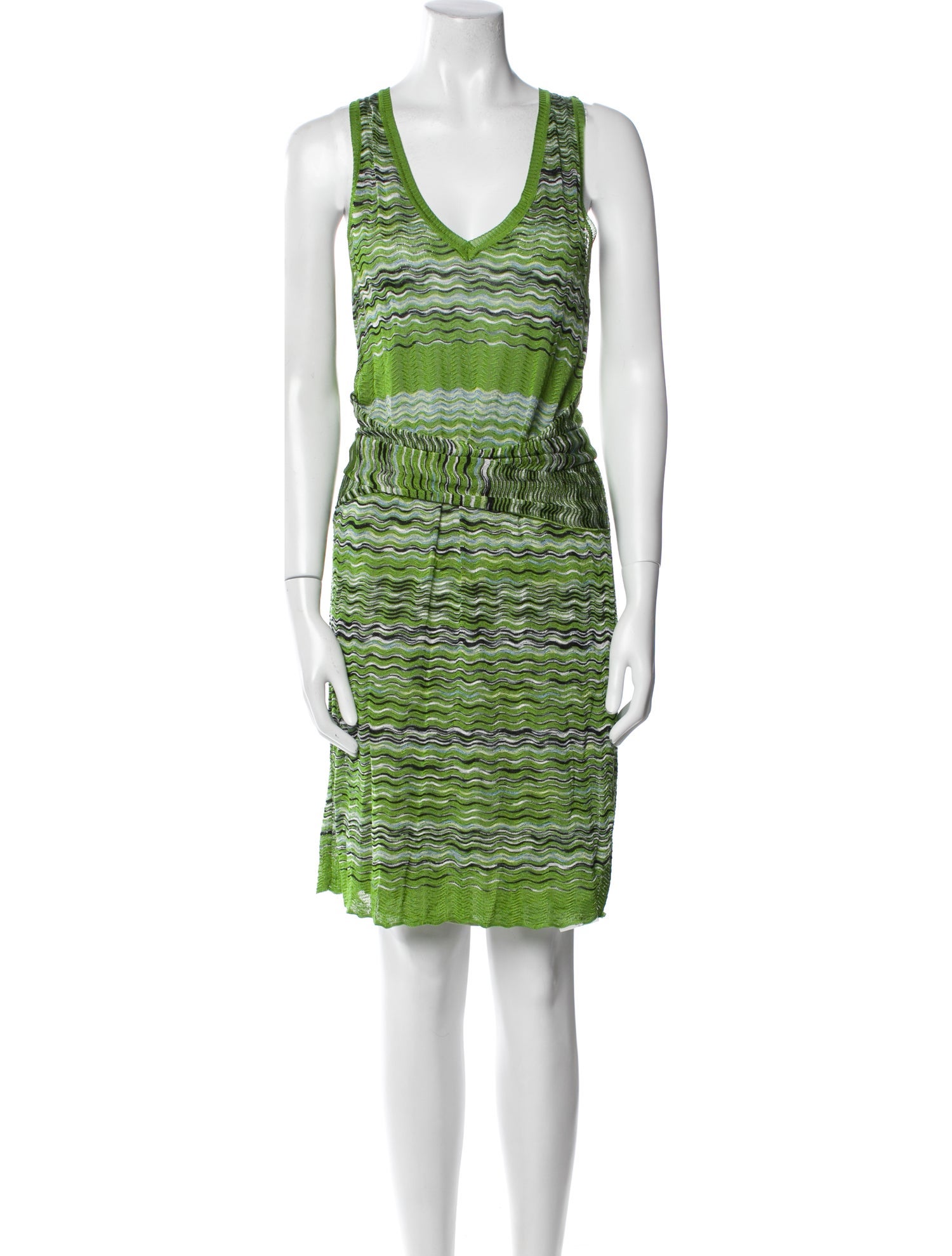 M Missoni Striped Mini Dress