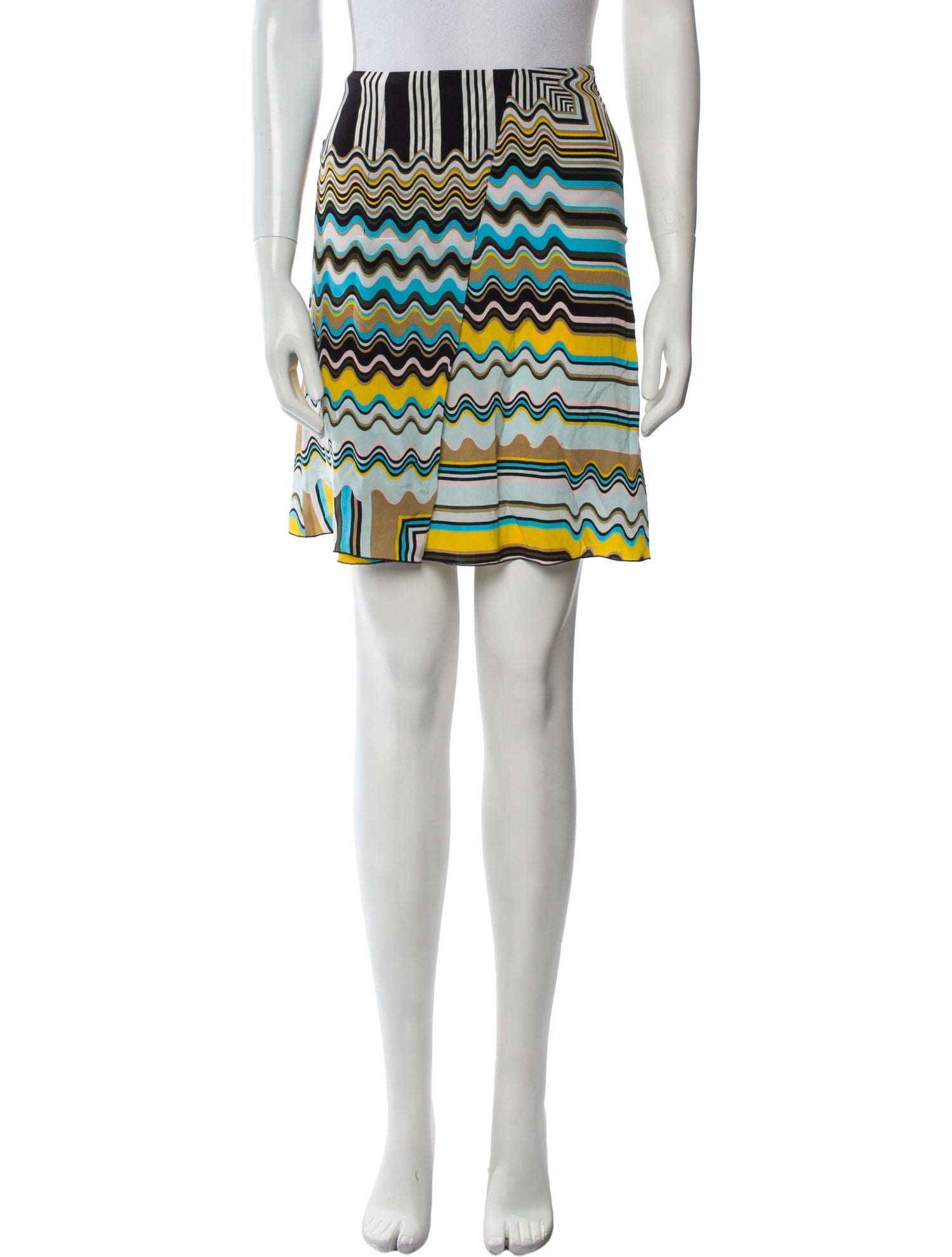 M Missoni Silk Mini Skirt