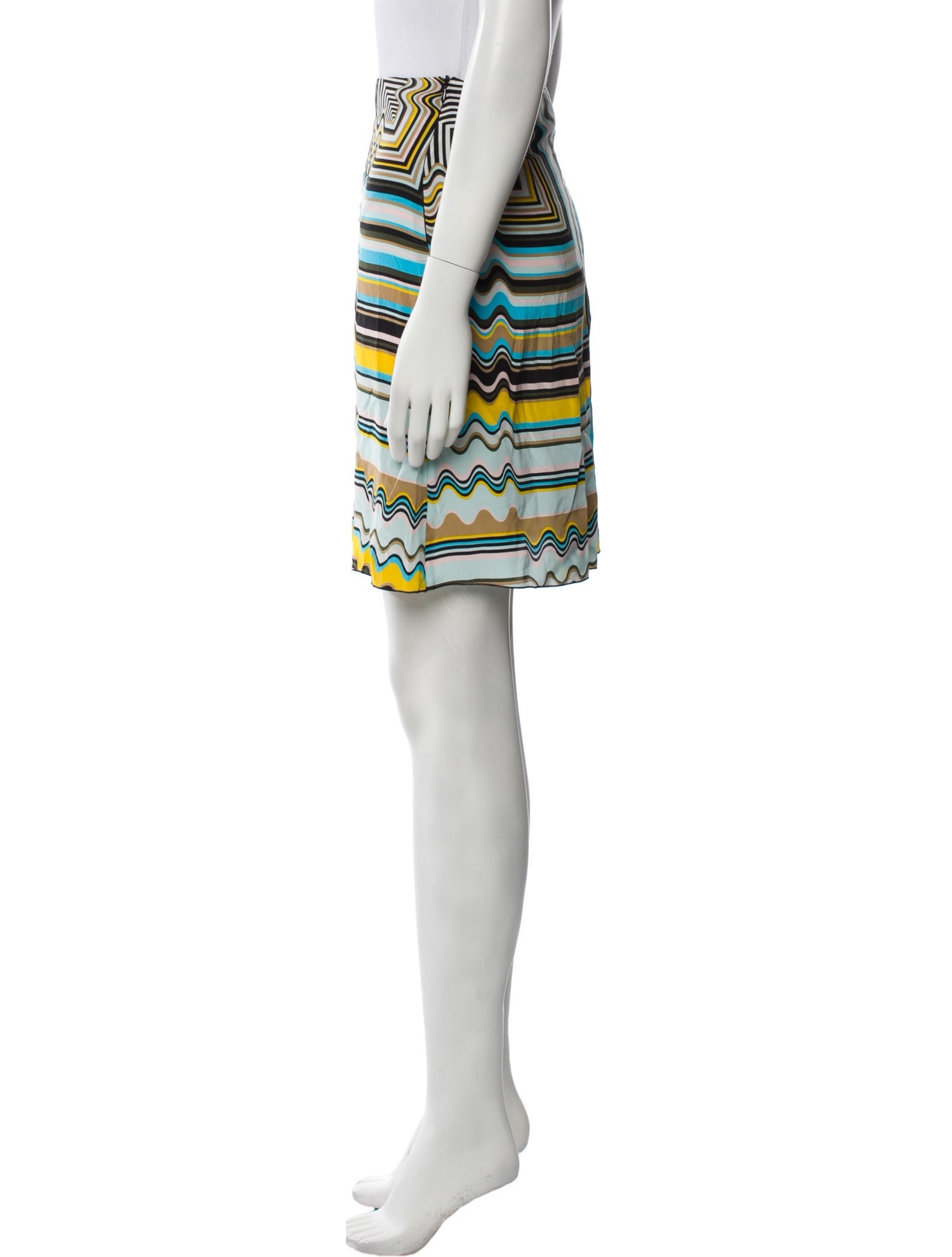 M Missoni Silk Mini Skirt