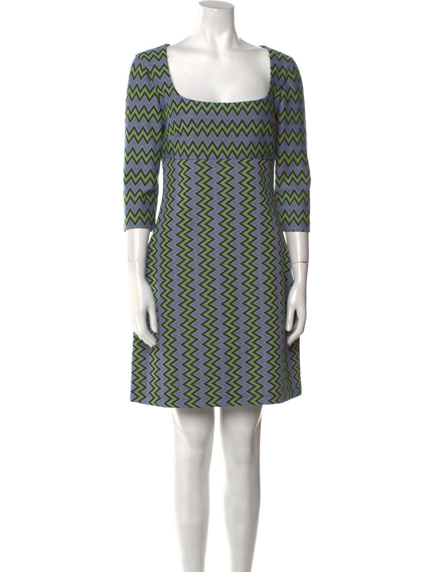 M Missoni Striped Knee-Length Dress