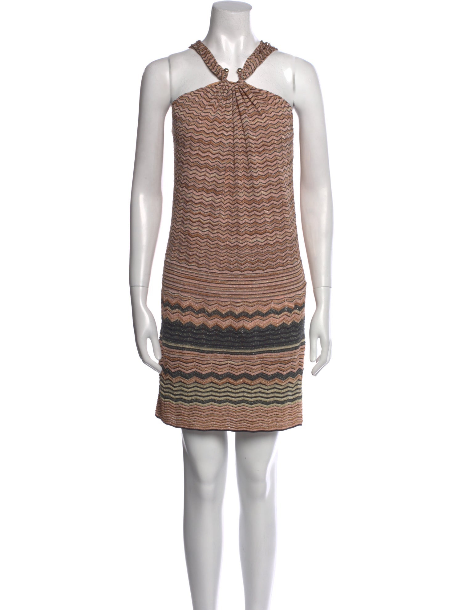 M Missoni Striped Mini Dress